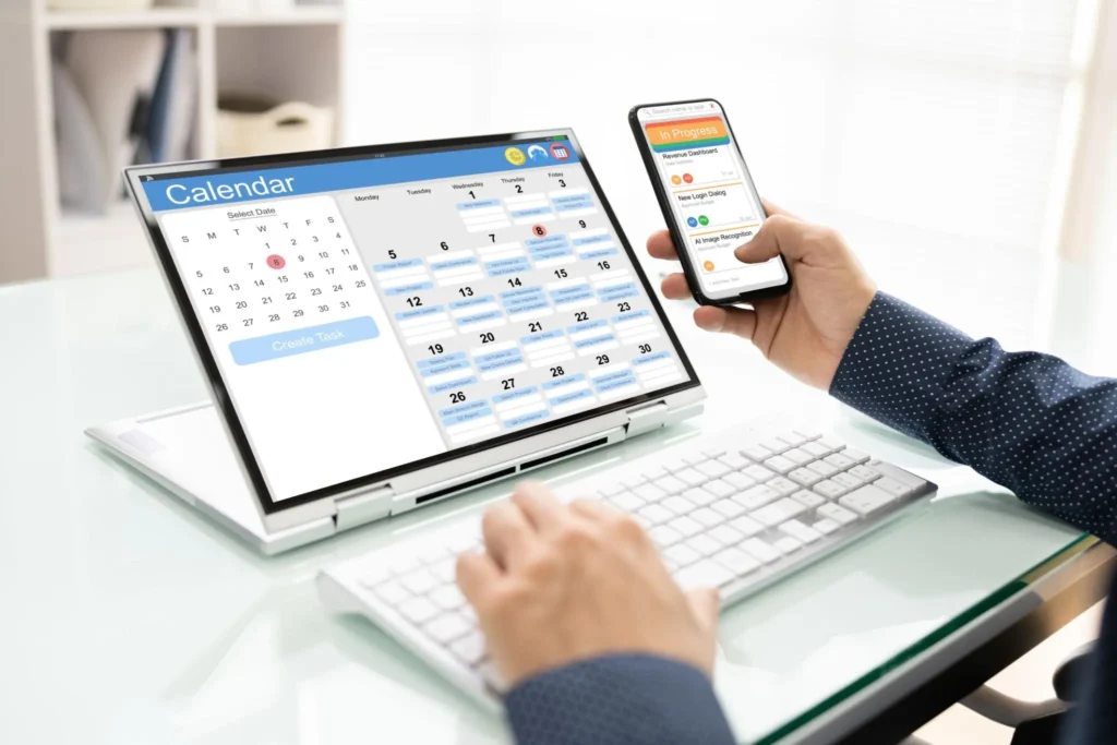Common productivity tools including project management, communication, document management, and scheduling software.