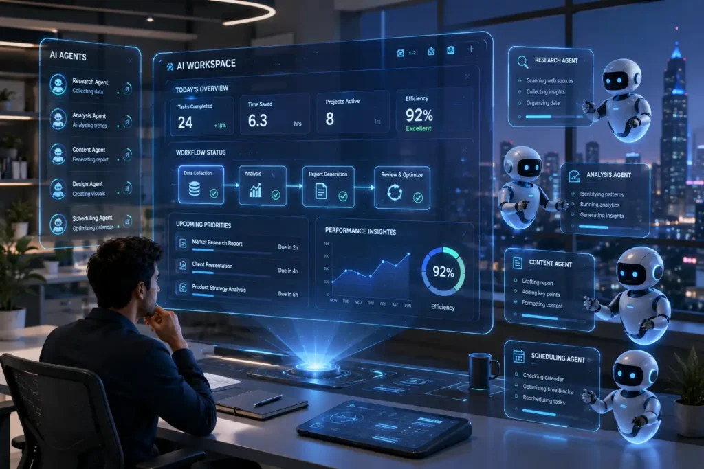 Future AI productivity technologies and intelligent automation